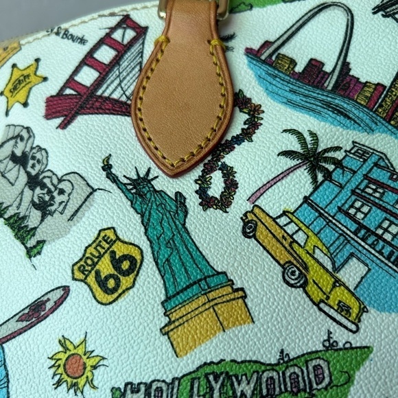 Dooney & Bourke EUC Route66 Satchel - Picture 4 of 14
